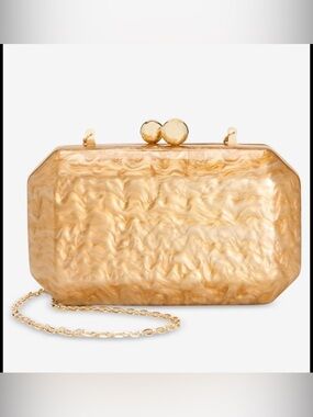 I.N.C. International Concepts Acrylic Swirl Minaudiere Clutch, Macy's Exclusive